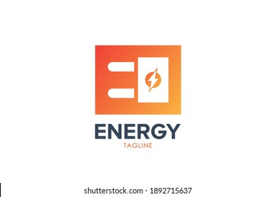 Elements of the logo is focus on the shocket. Modern and minimalist with a gradation for the color so looks elegant. This logo is suitable for companies that make electrical needs for daily use.