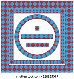 Elements of the Northern ornament.
The rhythmic composition of alternating geometric elements of different configurations.