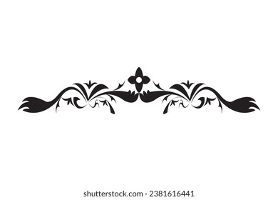 Elements of ornate vintage frames. Black on white classic calligraphy swirls, floral motifs. Design print for greeting cards, wedding invitations, restaurant menu, royal certificates. Set 8