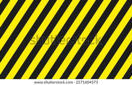Elements of road marking, black and yellow stripes at an angle