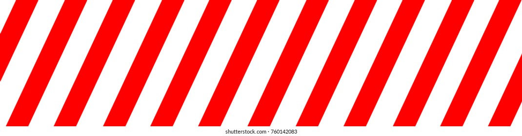 elements of road marking, red and white stripes at an angle