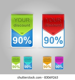 Elements for sale and advertisement