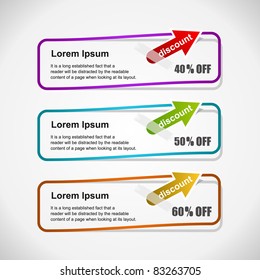Elements for sale and advertisement