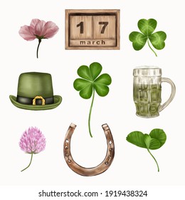 Elements for St. patrick's day