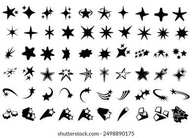 Elements, symbols and objects y2k style.