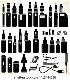 Elementos para la recogida electrónica de cigarrillos Vapor bar y vape shop