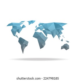 elements Vector world map