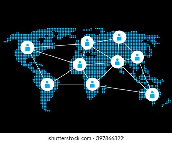elements Vector world map