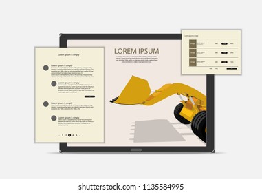 elements of the website of...ny with a front loader