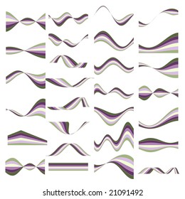 Elements for your design, abstract waves