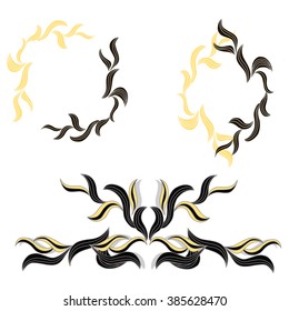 elements,vector , ornament, ornamental, decorative, retro, album, collection,
