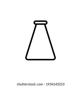 Elenmeyer icon vector illustration logo template for many purpose. Isolated on white background.