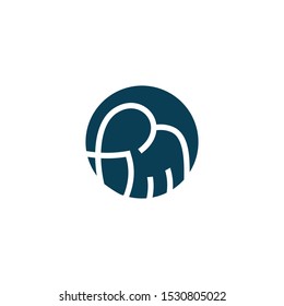 Elepahant Line Vector I Clean and Simple