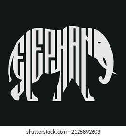 elephan logotype vector, editable and used for corporate or company logo