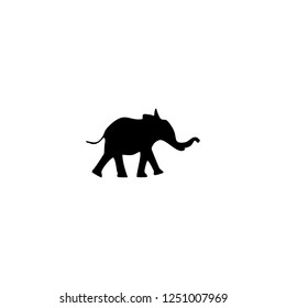 elephant 2 vector icon. elephant 2 sign on white background. elephant 2 icon for web and app