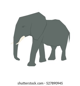 elephant african animal icon vector illustration graphic design