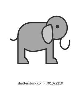 Elephant, african, trunk