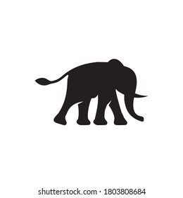 Elephant animal logo design vector template