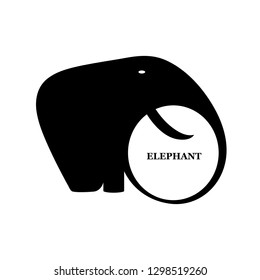 Elephant animal logo icon sign Modern creative design style Fashion print for clothes apparel greeting invitation card picture banner poster flyer websites Vector Illustration