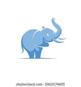 elephant animal logo symbol abstract