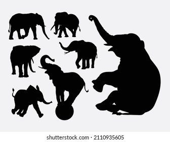 elephant animal silhouette good use for any design you want