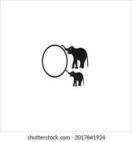 elefante Animales empresa de diseño del logotipo vectorial 