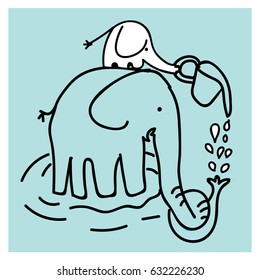 elephant baby