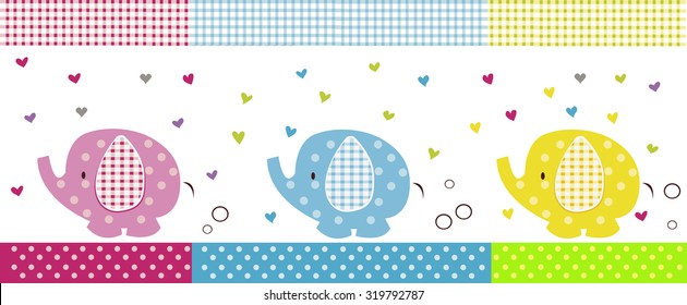 Elephant baby design vector illustration