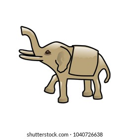 elephant baby vector