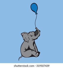 Elephant with Balloon