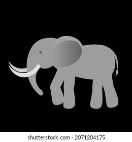 Elefant oder Bischof-Vektorgrafik