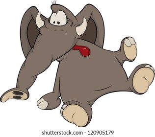 The elephant calf