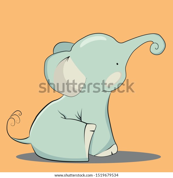 Elephant Un Elephant De Dessin Anime Image Vectorielle De Stock Libre De Droits