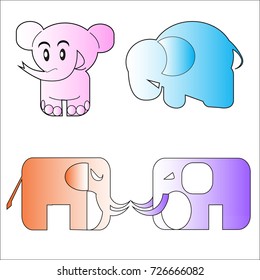 elephant cartoon  design