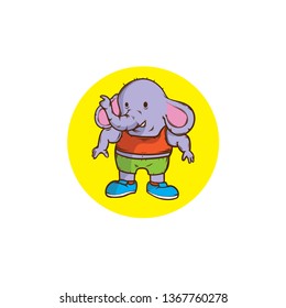 Elephant Cartoon Vector
