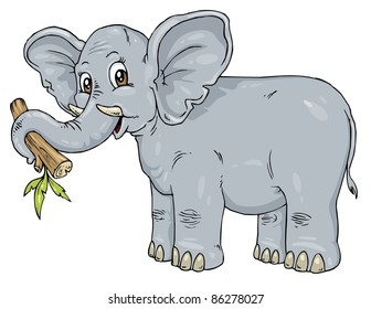 Elephant Cartoon Wild