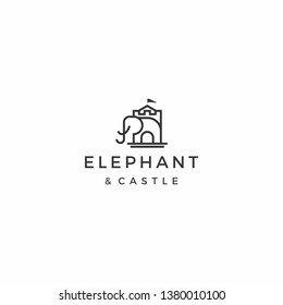 Elephant and Castle Logo Design Inspiration