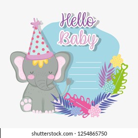 elephant celebration happy baby shower