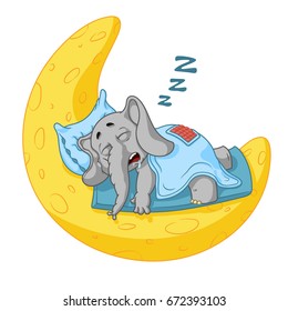 1,429 Cute sleeping elephant vector Images, Stock Photos & Vectors ...