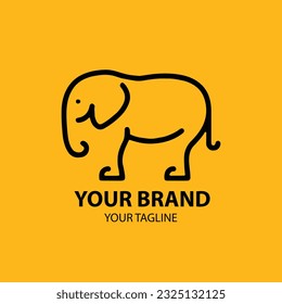 Elephant Character suitable for your cool business logo