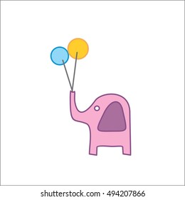 Elephant children draw