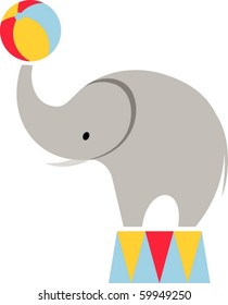 elephant in the circus