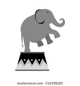 elephant circus entertainment icon