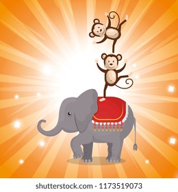elephant circus show icons