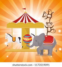 elephant circus show icons