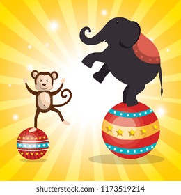 elephant circus show icons