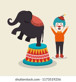 elephant circus show icons