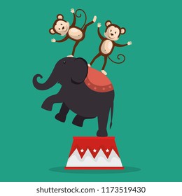 elephant circus show icons