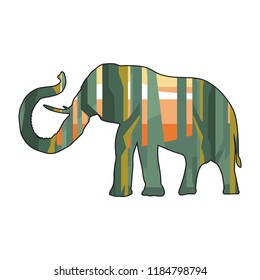 Elephant Color Vector