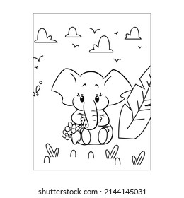 coloring pages of white elephant rules
